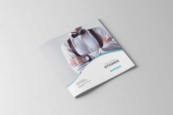 Square Business Bi-fold Brochure