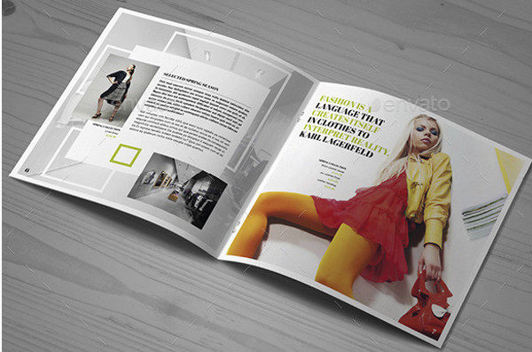 Square Fashion Brochure Template