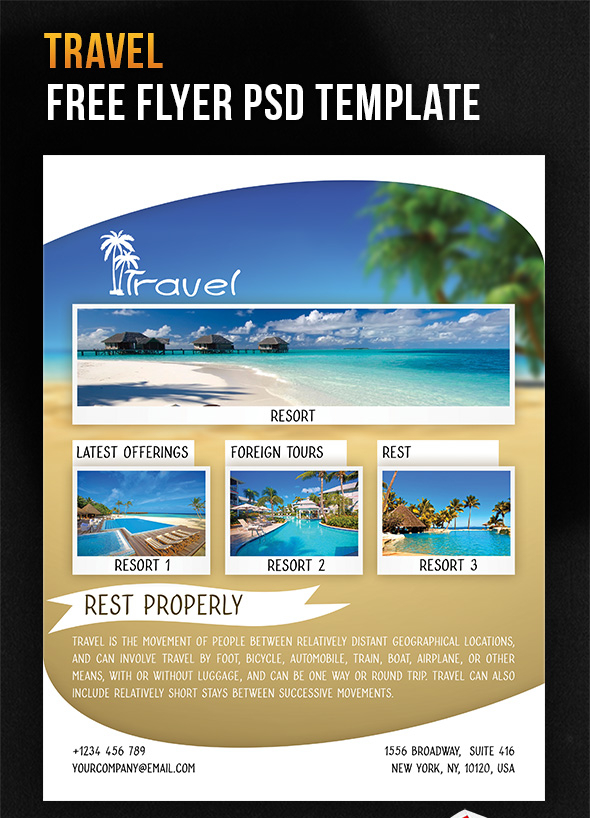 Travel and Tourism Flyer