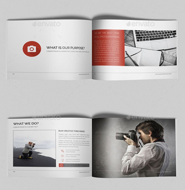 Trendy A5 Photography Brochure