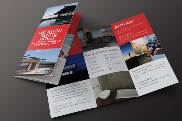 Vacation Rental House Brochure
