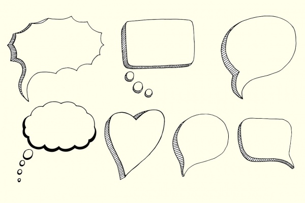 Vector Illustration of Speech Bubble