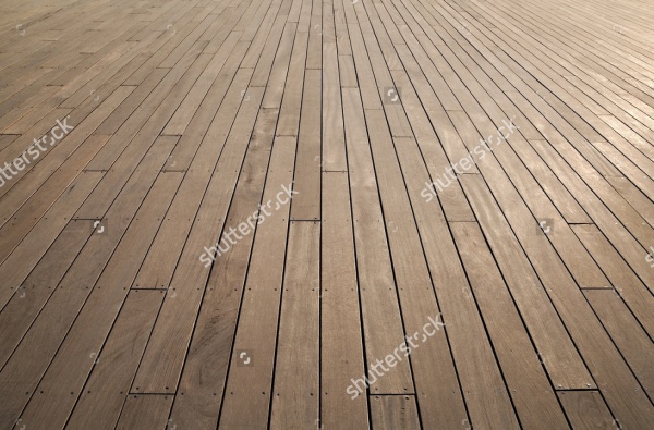 Wooden deck lumber pattern