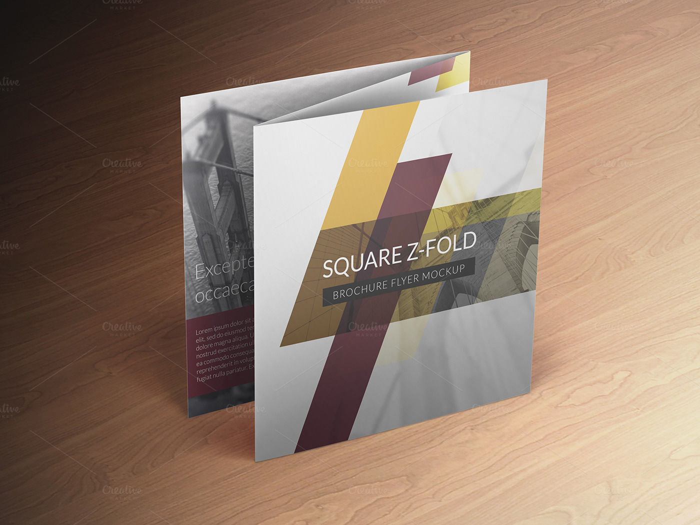 Z-Fold Brochure Mockup