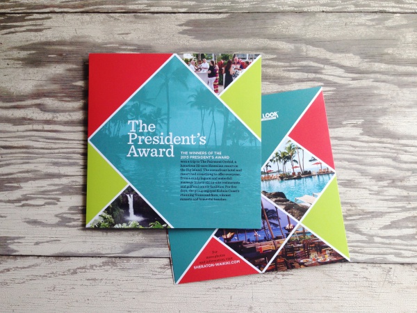 President's Award Tropical Vacation Brochure