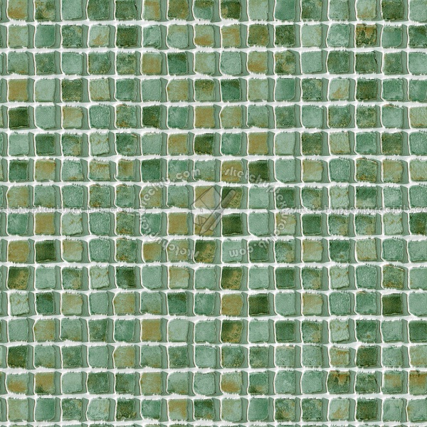 Hand Painted Mosaic Tile Texture