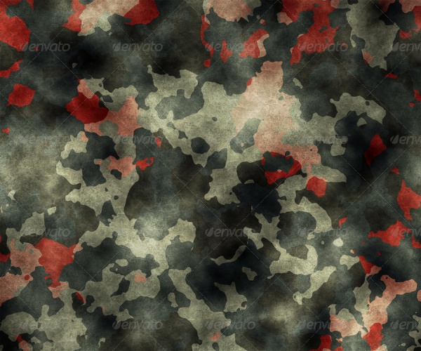 Military Camouflage Vector Texture