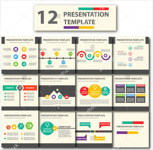 12 Colorful Animated Powerpoint Presentation