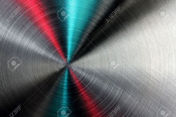 Abstract Colored Chrome Texture