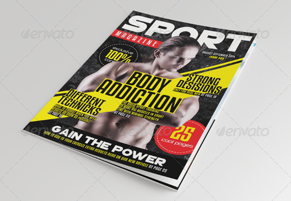 25 Pages Sport Magazine Template