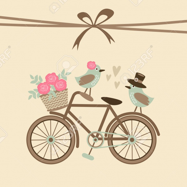 Flat Design Bicycle Vector