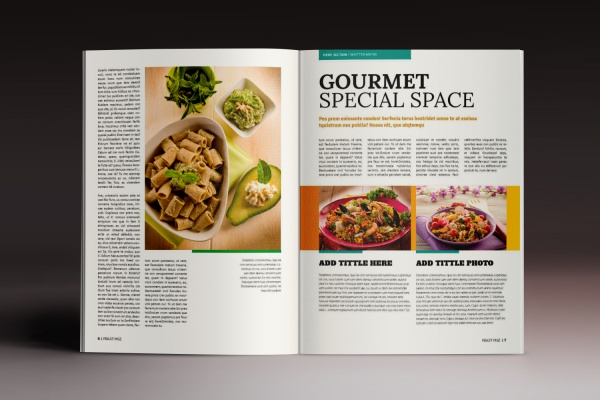 Multipurpose Food Magazine Template