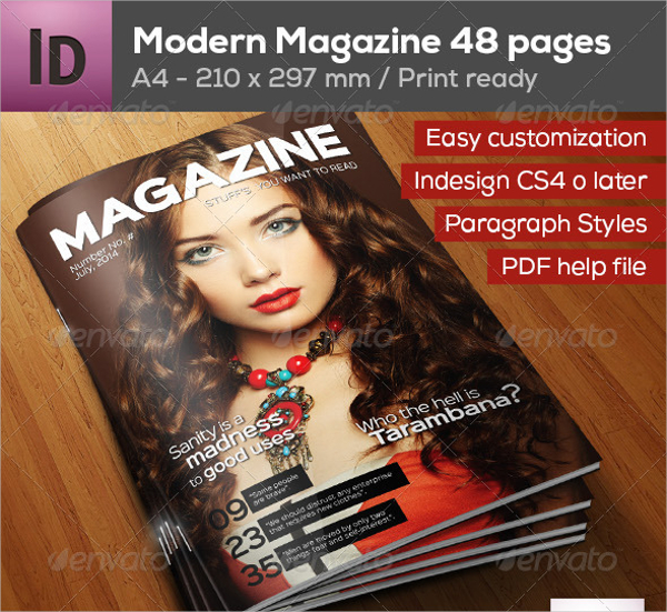 A4 Professional Magazine Design