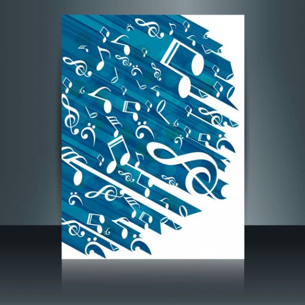 Abstract Advertising Music brochure