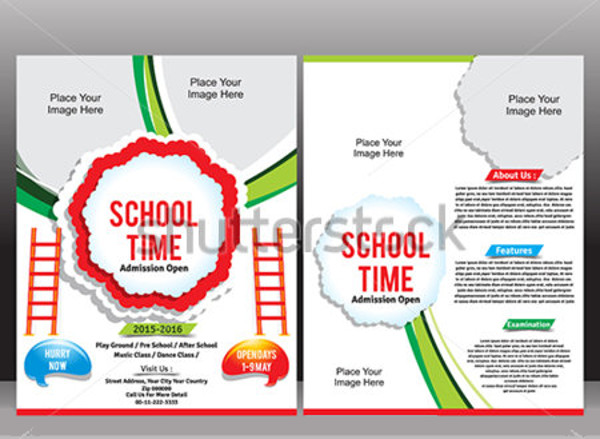 Admission School Invitation Flyer