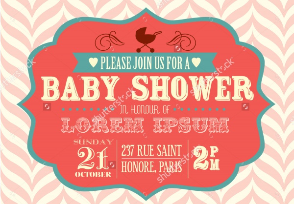 Affordable Baby Shower Invitation Design