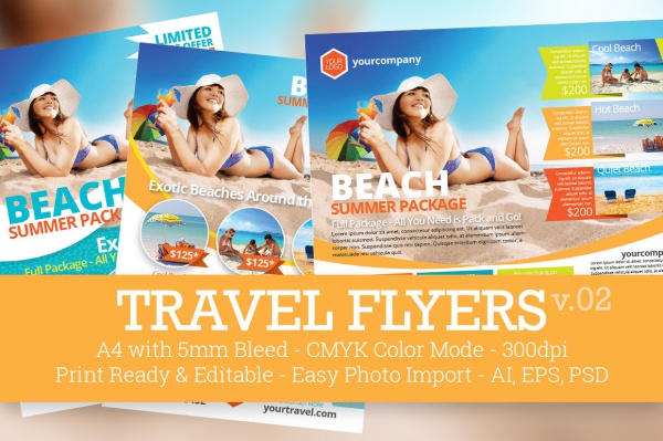 Amazing Travelling Flyer Template