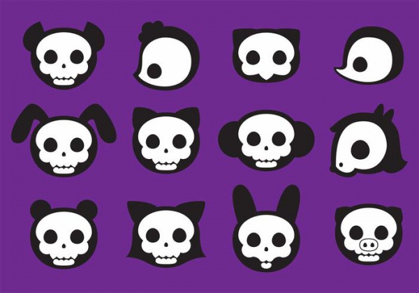 Dead Animal Skull Vectors