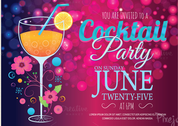 Anniversary Cocktail Party Invitation Wording