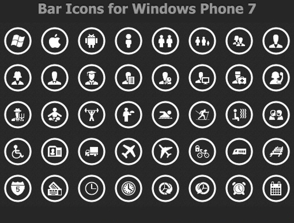 App Bar Icons for Windows