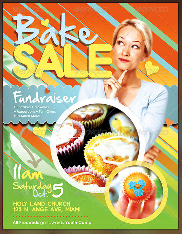 Bake Sale Fundraiser Flyer