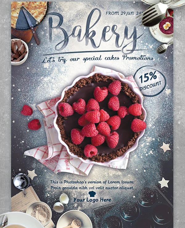 Bakery Promotion Flyer Template