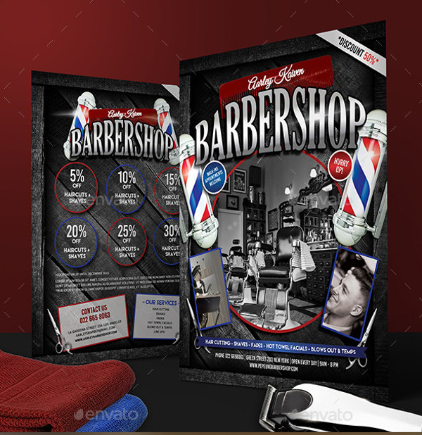 Barbershop Magazine Clippers Flyer