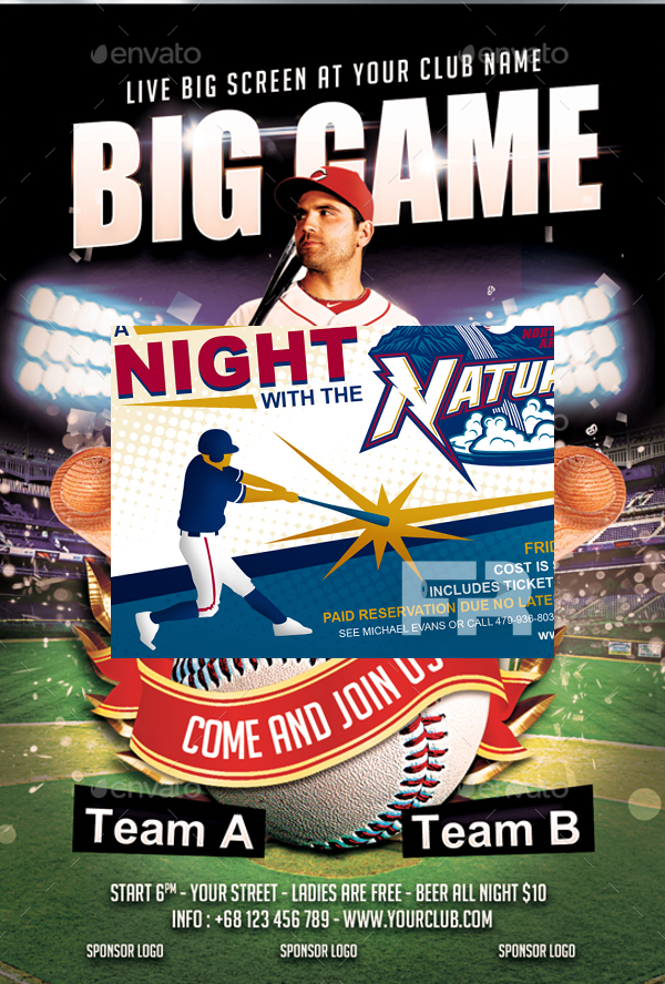 Baseball Event Flyer Design