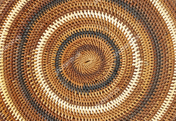 Beautiful Woven Cane Texture