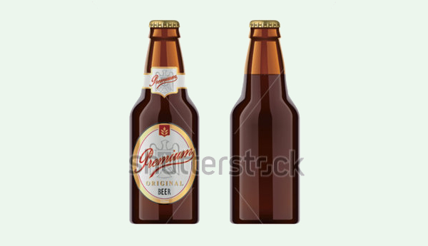 Beer Bottle Icon Vector