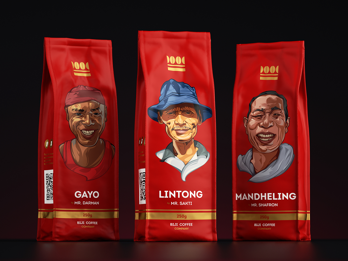 Biji Coffee Company Branding Packaging