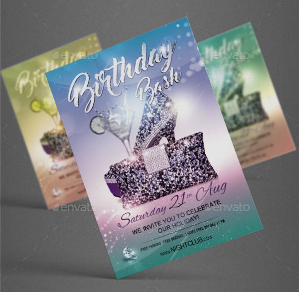 Birthday Bash Flyer Design