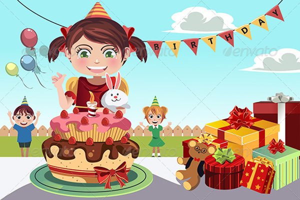 Birthday Celebration Vector