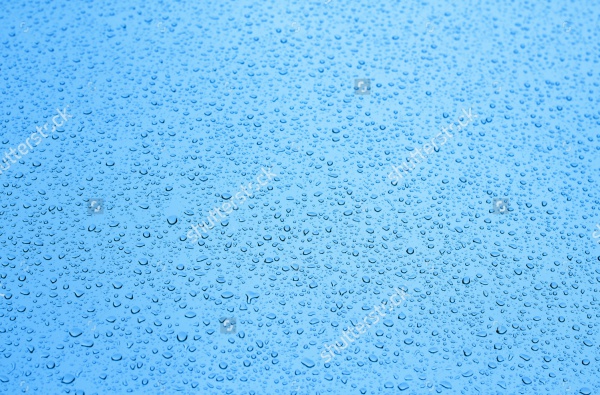 Blue Water Drops Background Texture
