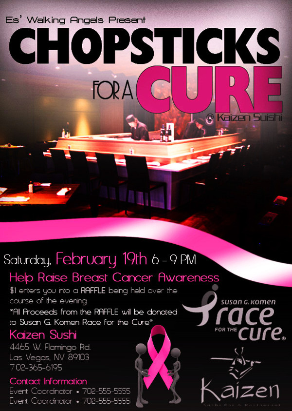 cancer benefit flyer ideas