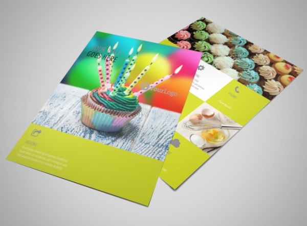 Cake Shop & Bakery Flyer Template