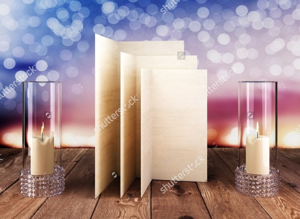 Candle Mock-up for Advertisement