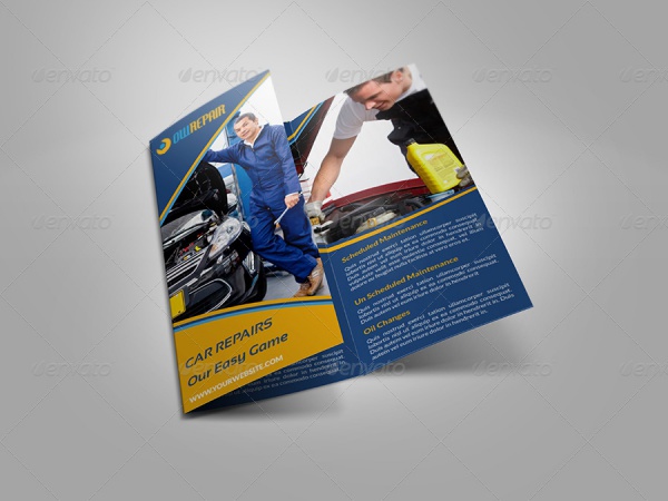 Car TriFold Brochure Design