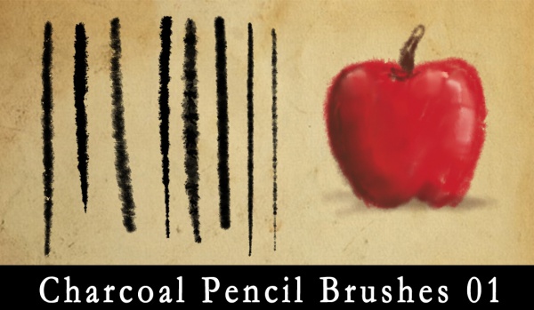 Charcoal Pencil Brushes