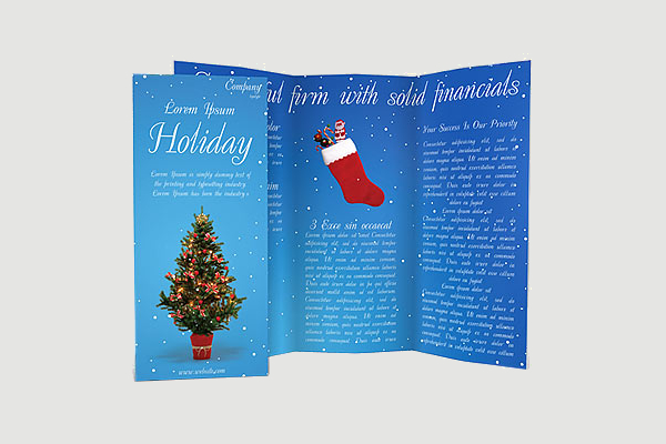 Christmas Holiday Brochure Template