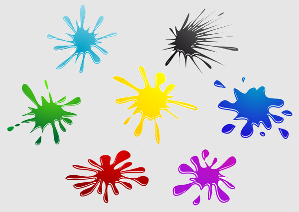 Color Drop Vector Illustration