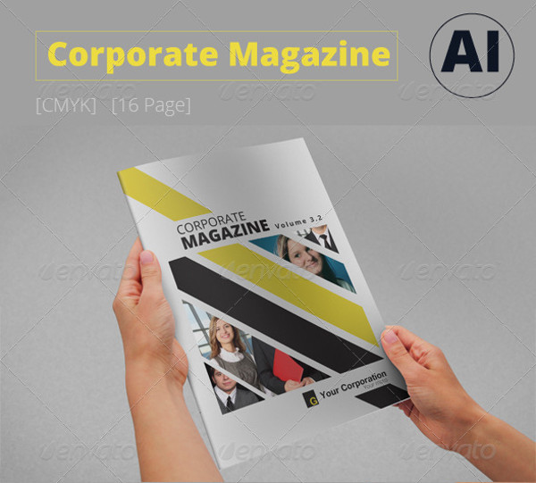 Colorful Corporate Magazine Template