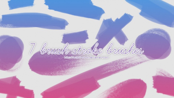 Colorful Stroke Brushes
