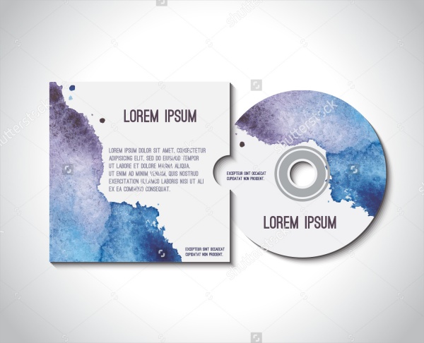 Compact Disk With CD Packaging Design