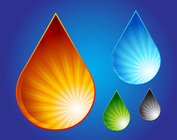 Cool Drop Graphics Vector