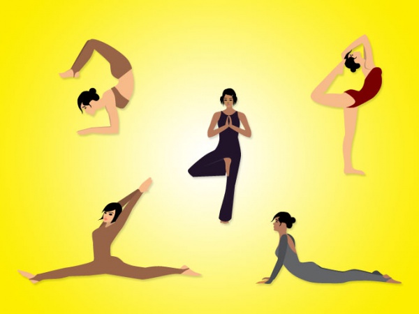 Cool Yoga Vector Poses For You