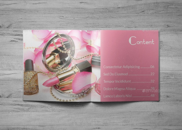 Cosmetic InDesign Brochure