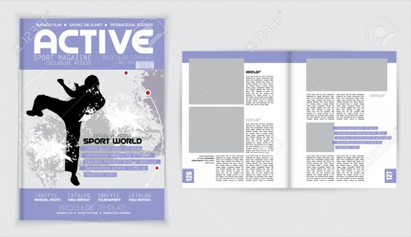 Cover Active Sports Event Magazine
