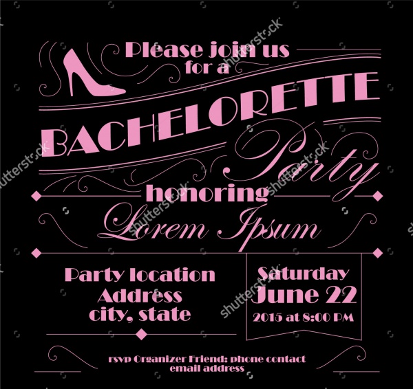 Unique Bachelorette Party Invitations 6