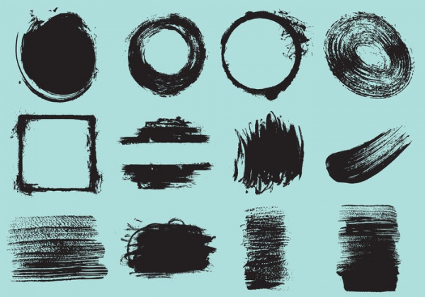 Decorative Brush Stroke Vectors